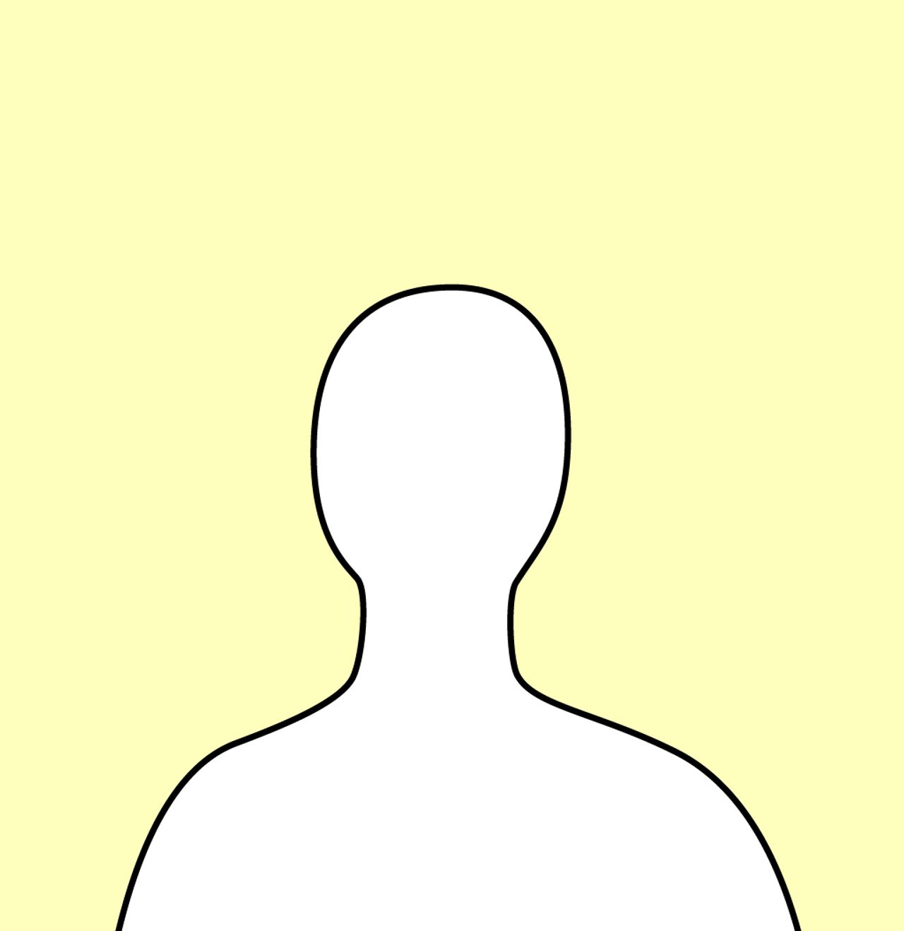 Silhouette av person. Illustrasjon.