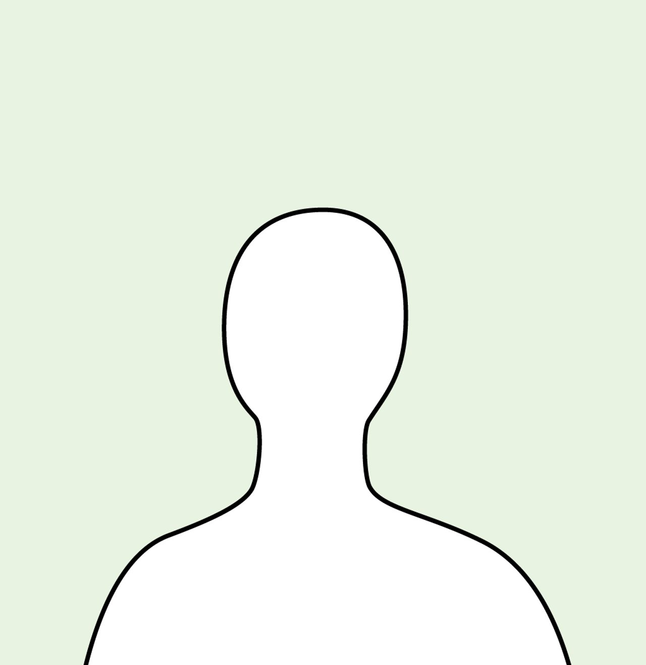 Silhouette av person. Illustrasjon.